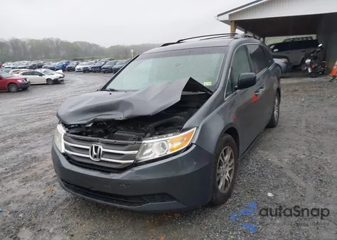 2012 Honda Odyssey Ex from USA, damaged, VIN 5FNRL5H49CB021714